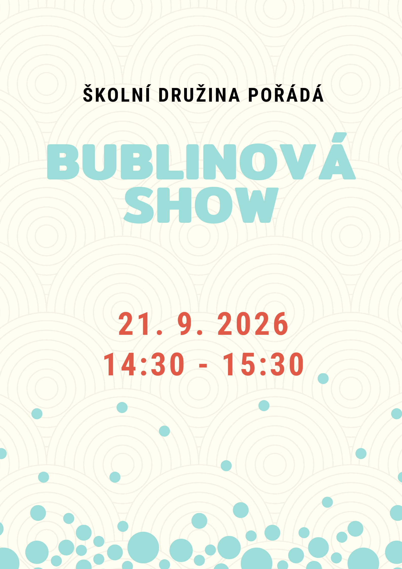 Bublinová show
